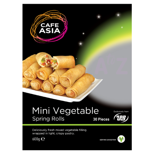 Cafe Asia Frozen Vegetable Spring Rolls