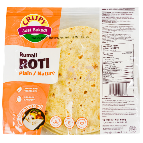 Crispy Whole Wheat Rumali Chapatti