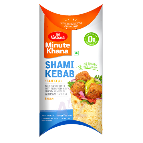 Haldirams Frozen Shami Kebab Wrap