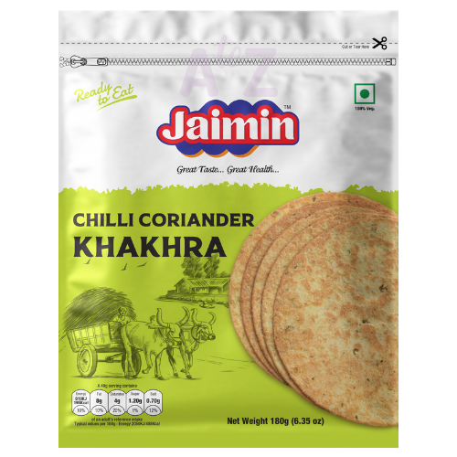 Jaimin Chilli Coriander Khakhra