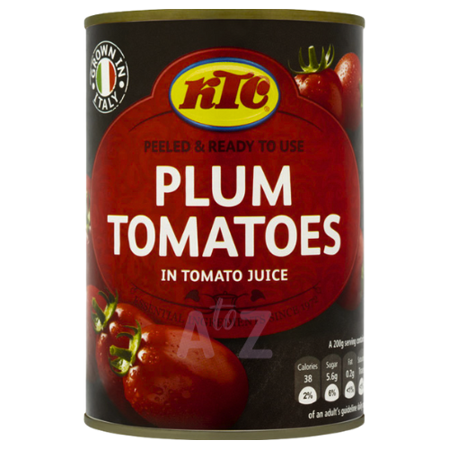 KTC Canned Peeled Plum Tomatoes