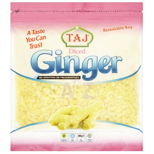 Taj Frozen Diced Ginger