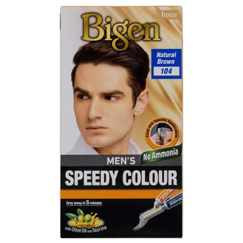 Bigen Men'S Speedy Natural Brown 104 Hair Colour