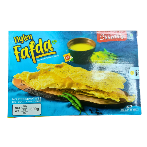 Chheda's Nylon Fafda With Kadhi & Pickle