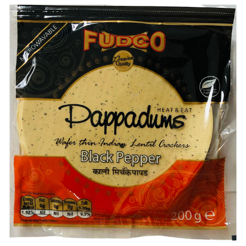 Fudco Black Pepper Papad