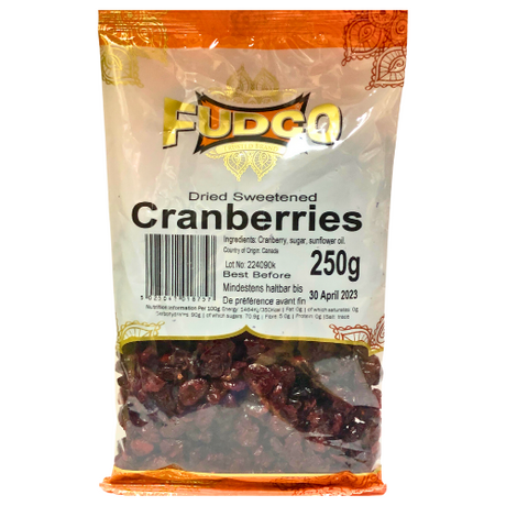 Fudco Dried Sweetened Cranberries