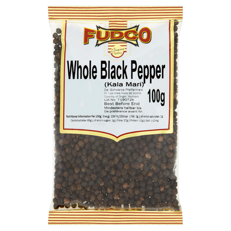 Fudco Whole Black Pepper