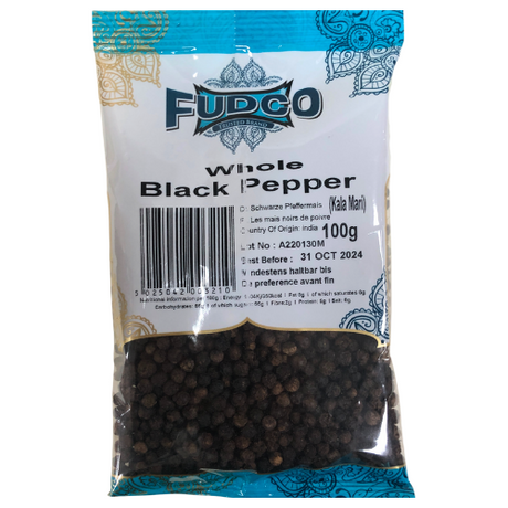 Fudco Whole Black Pepper