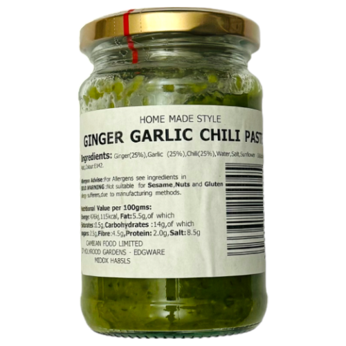 Home Made Style Ginger Garlic Chilli Paste
