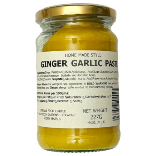 Home Made Style Ginger Garlic Paste
