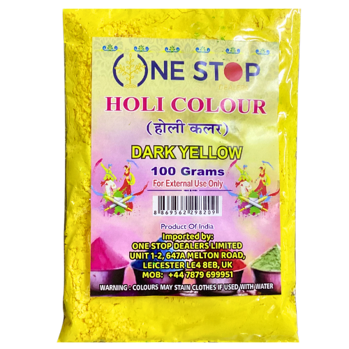 One Stop Dark Yellow Holi Colour