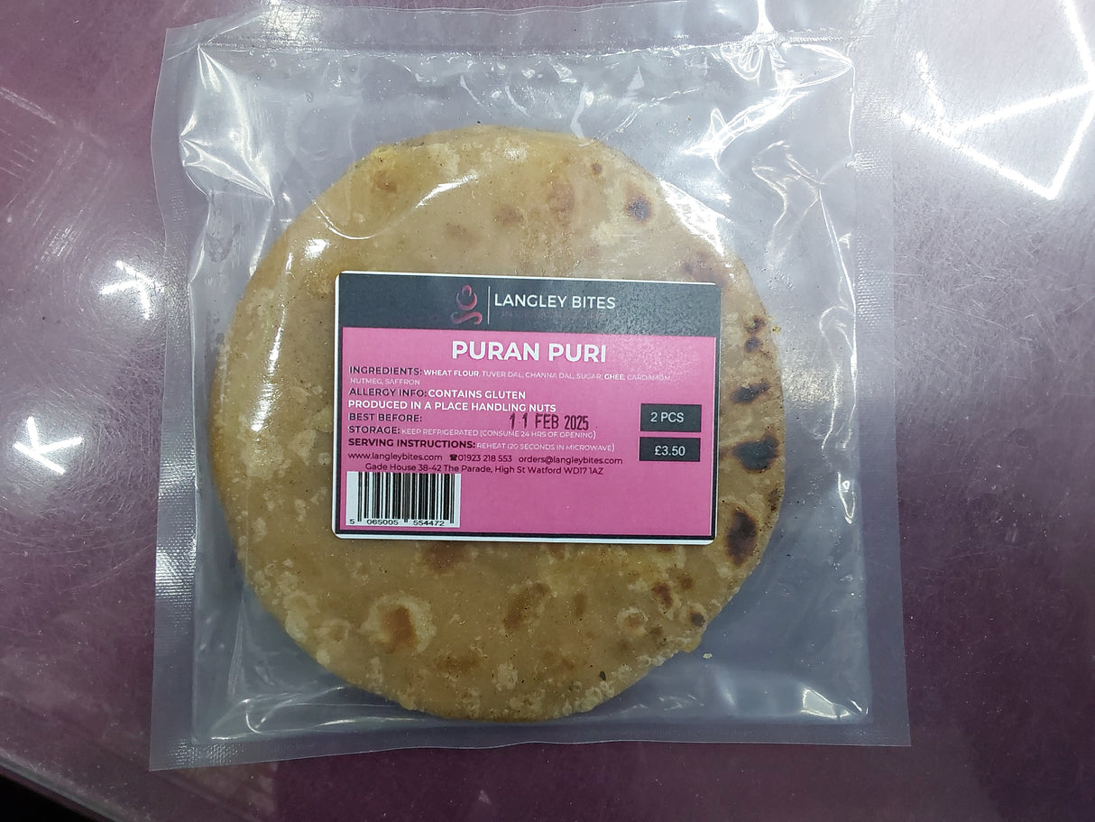 Langley bites puran puri 2pcs