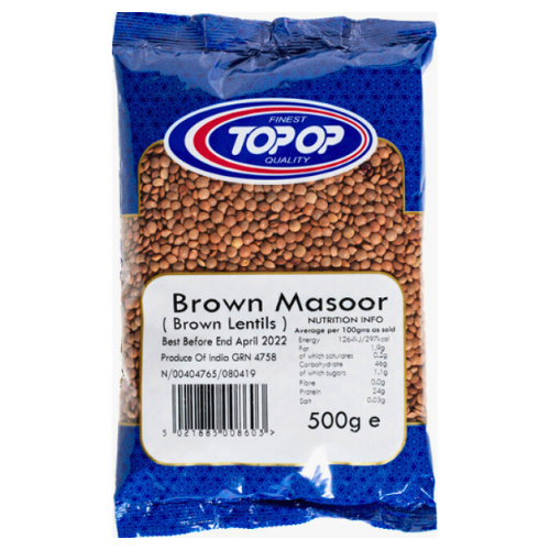 Top Op Whole Brown Masoor Dal