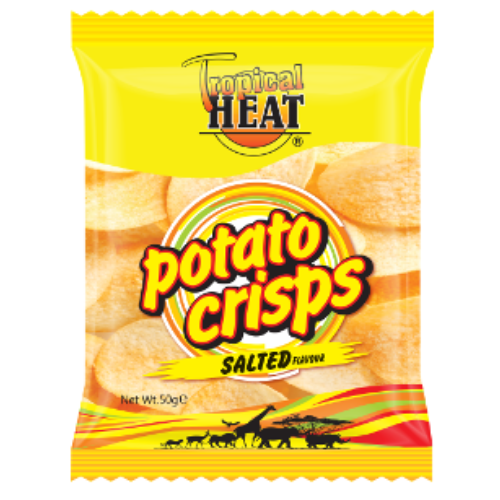Tropical Heat Salted Potato Crisps