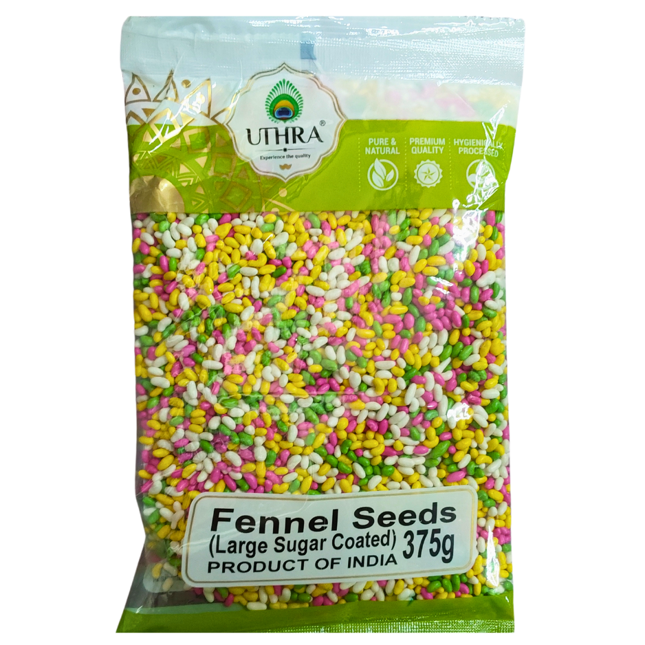 Uthra Large Sugar Coated Fennel Seeds